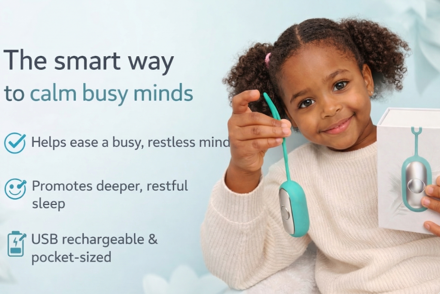 TrueCalm Microcurrent Device - Feel Calm & Drift Off Naturally in 20 Minutes