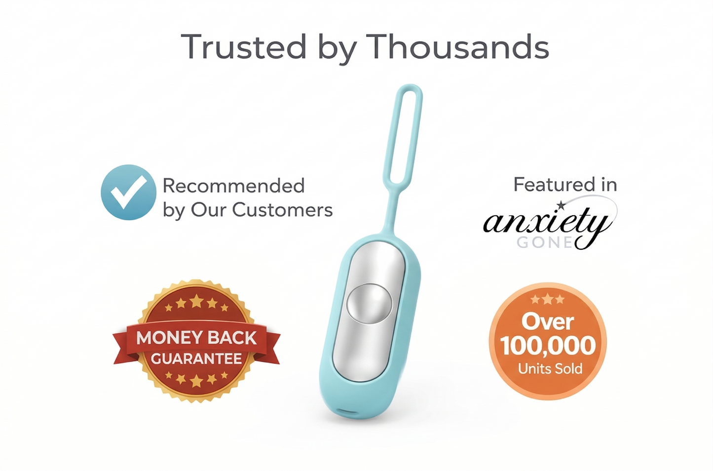TrueCalm Microcurrent Device - Feel Calm & Drift Off Naturally in 20 Minutes